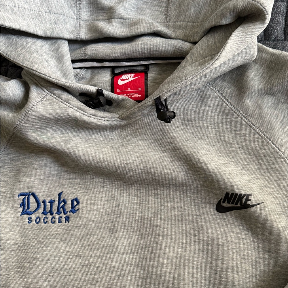 Nike Gray Duke University Soccer Hoodie